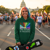 Load image into Gallery viewer, "The Future is Inclusive"  - Classic Unisex Hoodie