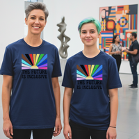 Load image into Gallery viewer, The Future is Inclusive Women's T-Shirt – 100% Cotton Semi-Fitted Design