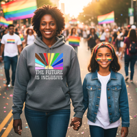 Load image into Gallery viewer, "The Future is Inclusive"  - Classic Unisex Hoodie