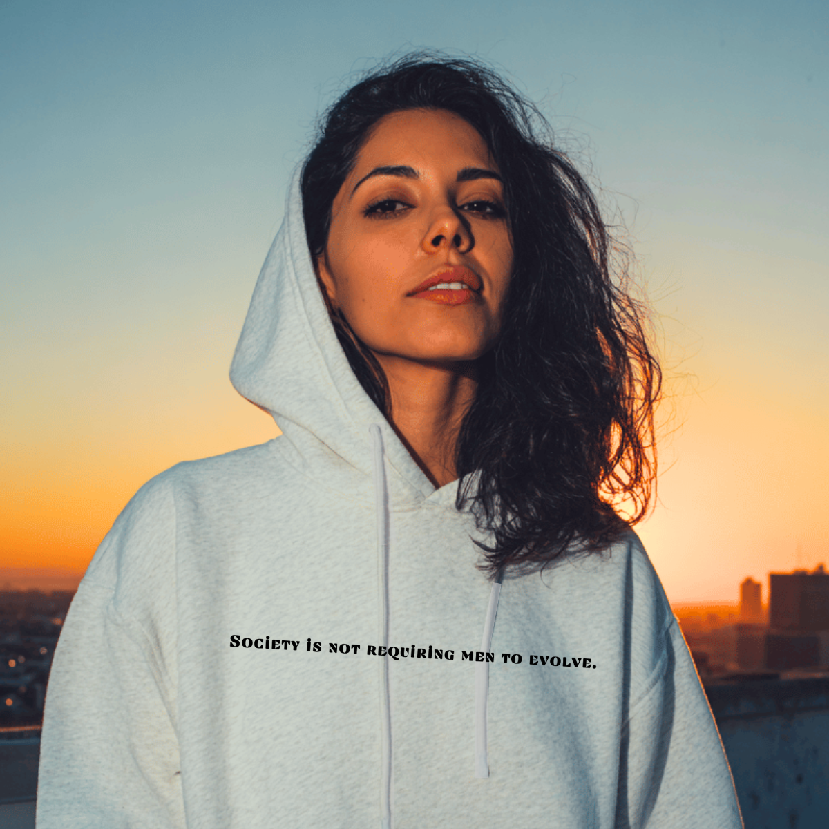 Society is Not Requiring Men To Evolve Hoodie