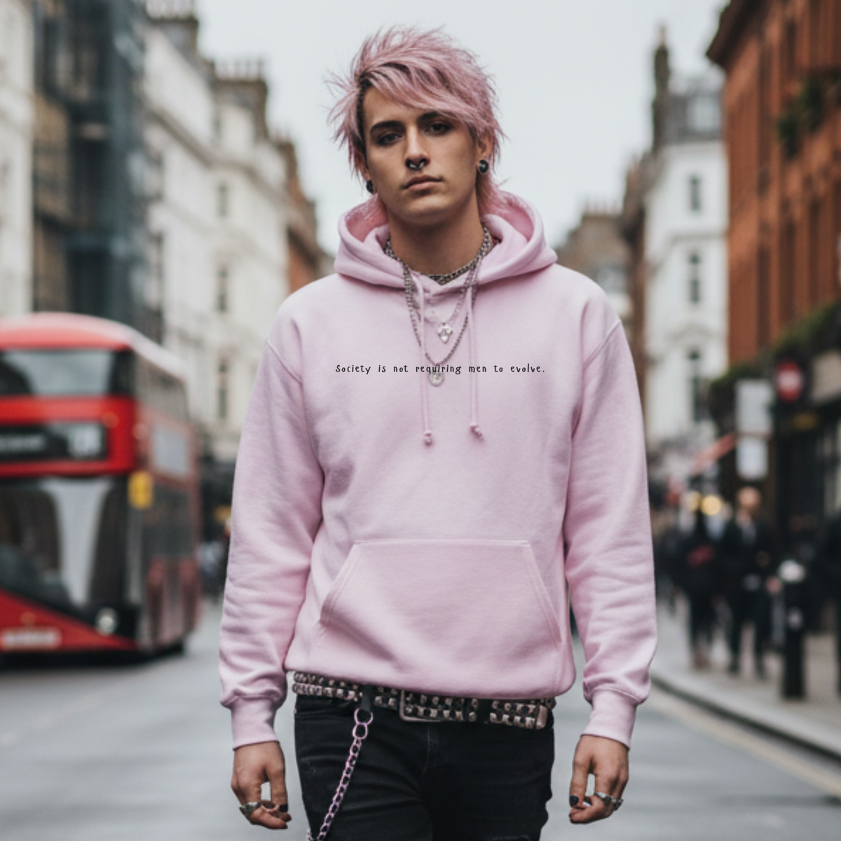Society is Not Requiring Men To Evolve - Hoodie