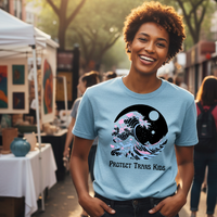 Load image into Gallery viewer, Protect Trans Kids - Classic Heavyweight Cotton T-Shirt - Durable &amp; Relaxed Fit for Casual Wear